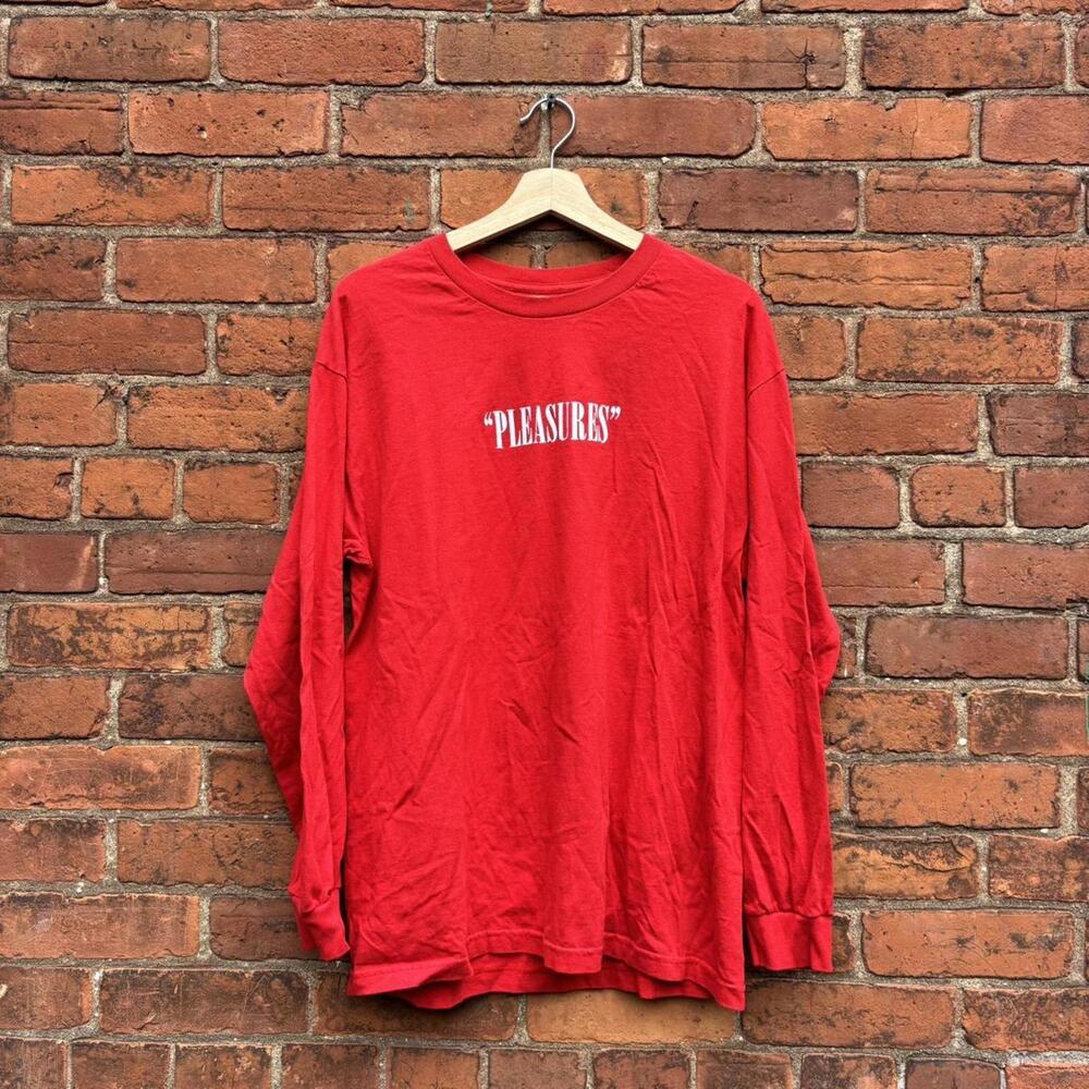 pleasures watching you long sleeve t shirt L